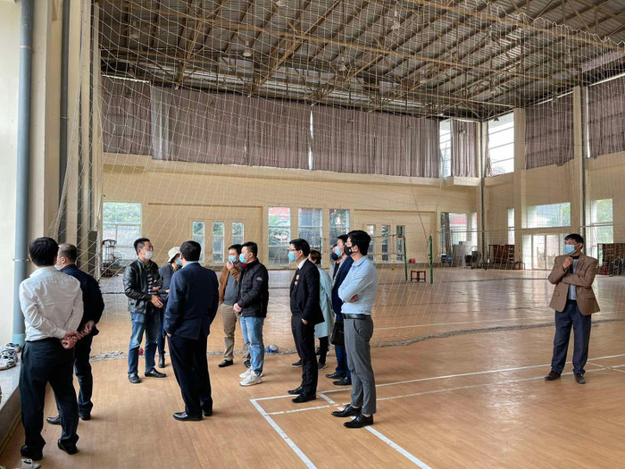 Đoàn khảo sát tại Trung tâm huấn luyện thể thao tỉnh Hải Dương Đoàn khảo sát tại Trung tâm huấn luyện thể thao tỉnh Hải Dương