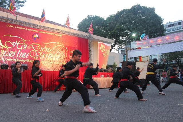 Hội diễn giao lưu võ thuật kỷ niệm 225 năm ngày chiến thắng Ngọc Hồi - Đống Đa (1789-2014) thu hút đông đảo các môn phái võ thuật tham gia