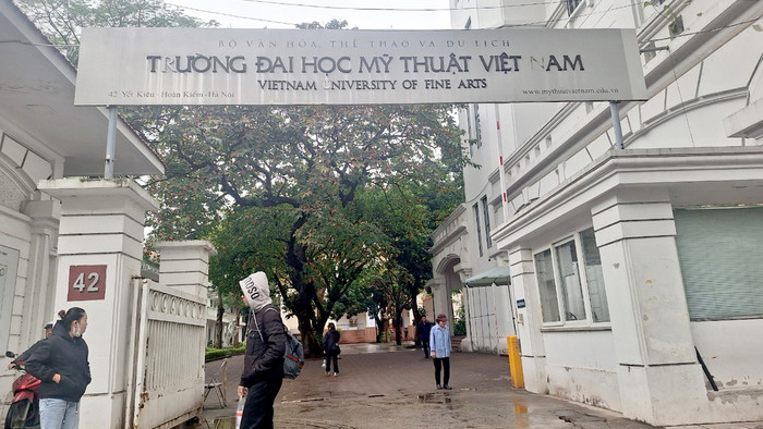 Trường Đại học Mỹ thuật Việt Nam. (Ảnh: Mạnh Đoàn)