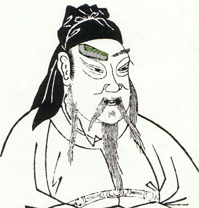 Quan Vũ (Tam Quốc chí)http://www.thefullwiki.org/臥蚕眉 Quan Vũ được tả với kiểu lông mày ngoạ tàm mi. Để hình tượng thật rõ hình dạng lông mày giống con sâu tằm: người Trung Quốc đã vẽ lên một con sâu màu xanh nhạt trên lông mày bên phải.