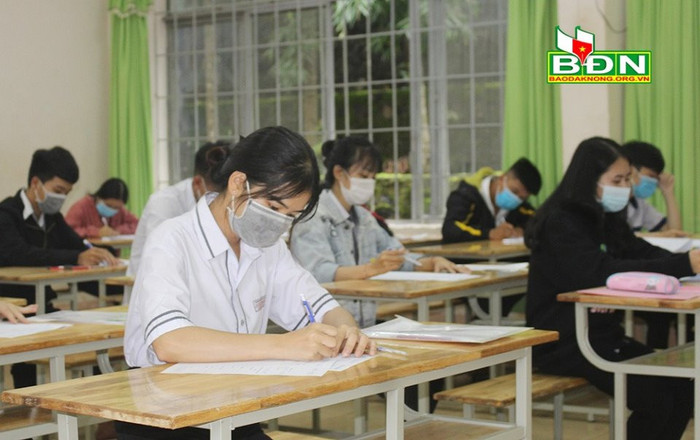 Sở Giáo dục và Đào tạo đã tổ chức đánh giá kết quả bài làm của từng học sinh để có giải pháp hướng dẫn học sinh ôn tập và tổ chức ôn tập phù hợp. Ảnh minh hoạ: Báo Đắk Nông