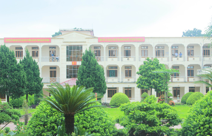 Khu vực giảng dạy học sinh khối giáo dục nghề nghiệp tại Trường Cao đẳng Sư phạm Hòa Bình. (Ảnh: Mạnh Đoàn)