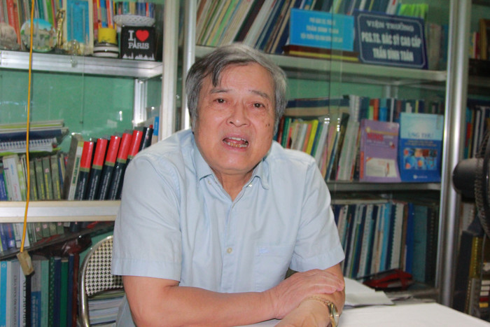 Phó Giáo sư, Tiến sĩ Trần Đình Toán. (Ảnh: Mạnh Đoàn)