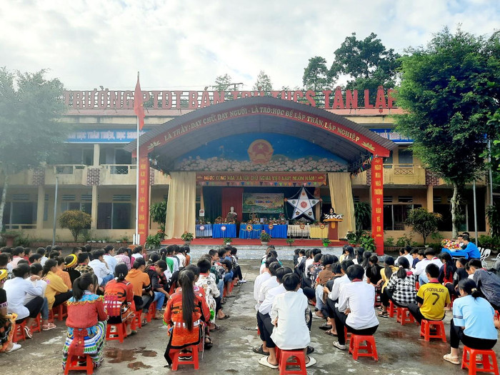 Trường phổ thông dân tộc bán trú - trung học cơ sở Tân Lập. (Ảnh: NVCC) Trường phổ thông dân tộc bán trú - trung học cơ sở Tân Lập. (Ảnh: NVCC)