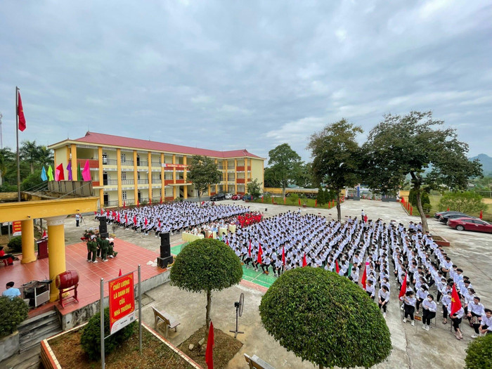 Trường Trung học phổ thông Xuân Vân. (Ảnh: NVCC) Trường Trung học phổ thông Xuân Vân. (Ảnh: NVCC)