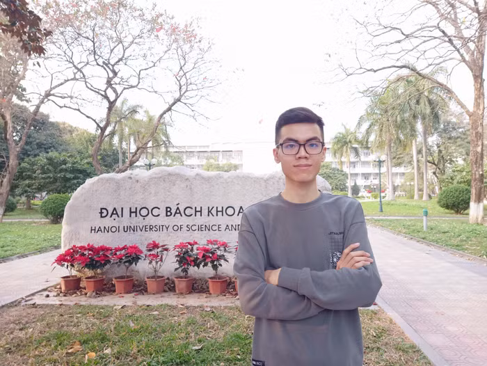 Vũ Ngọc Việt Hoàng - Sinh viên năm cuối Đại học Bách khoa Hà Nội có 8 bài báo ISI-Q1 được công bố (Ảnh: Phạm Minh)
