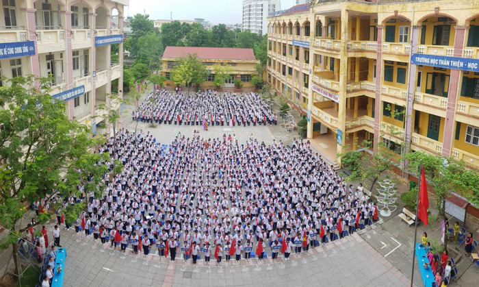 Trường Trung học cơ sở Tứ Hiệp. (Ảnh: FB Nhà trường) Trường Trung học cơ sở Tứ Hiệp. (Ảnh: FB Nhà trường)