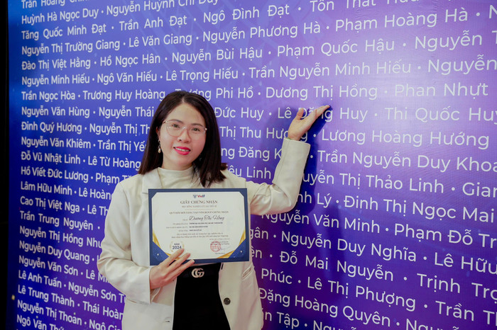 Tiến sĩ Dương Thị Hồng - cựu nghiên cứu sinh ngành Toán ứng dụng tại Trường Đại học Khoa học - Đại học Thái Nguyên, hiện là giảng viên Trường Đại học Khoa học - Đại học Thái Nguyên. Ảnh: NVCC. chị hồng sp thái nguyên.jpg