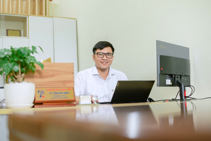 Tiến sĩ Trần Đức Mạnh - Trưởng phòng đào tạo, Trường Đại học Sư phạm (Đại học Đà Nẵng). (Ảnh: NVCC).