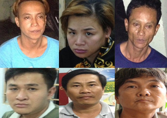 Những đối tượng cầm đầu trong đường dây trộm phụ tùng ô tô liên tỉnh bị cơ quan công an bắt giữ Những đối tượng cầm đầu trong đường dây trộm phụ tùng ô tô liên tỉnh bị cơ quan công an bắt giữ