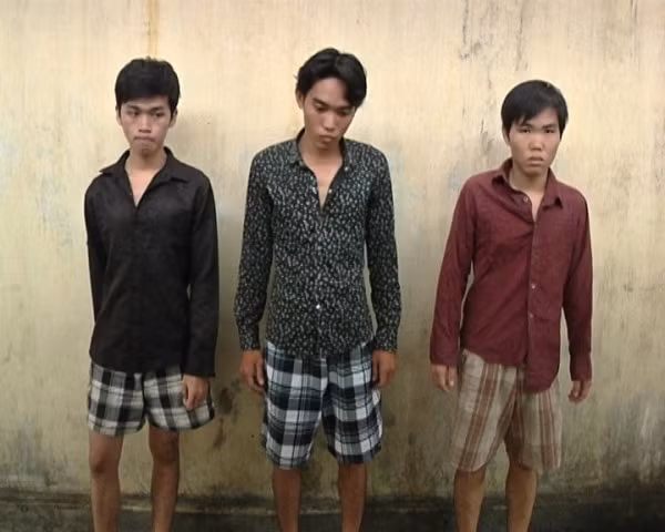 Các đối tượng trong băng cướp giật trên địa bàn quận Thủ Đức. Ảnh CA cung cấp