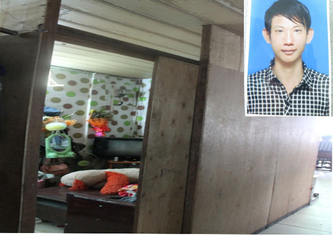 Nghi can Phạm Trọng Khải và căn phòng nơi gây án