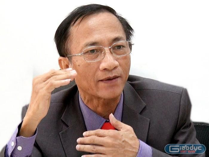 Tiến sĩ Hoàng Ngọc Vinh - nguyên Vụ trưởng Vụ Giáo dục chuyên nghiệp, Bộ Giáo dục và Đào tạo. Ảnh: Tùng Dương