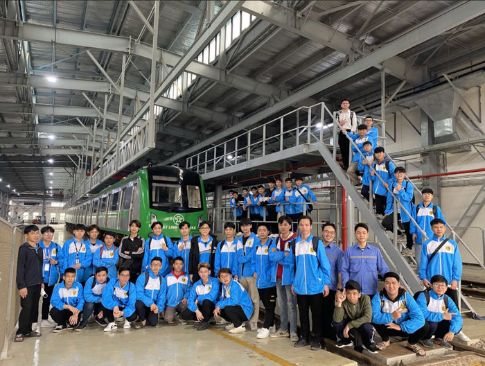 Sinh viên Trường Đại học Giao thông vận tải. Ảnh: NTCC. sinh viên đhgtvt.jpg