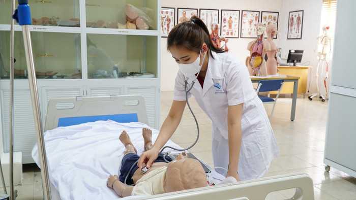 Nhật lệ cho biết, lựa chọn Trường Đại học Hòa Bình vì mong muốn được học tập, trải nghiệm và tăng cường rèn luyện kỹ năng nghề. (Ảnh: NVCC) Nhật lệ cho biết, lựa chọn Trường Đại học Hòa Bình vì mong muốn được học tập, trải nghiệm và tăng cường rèn luyện kỹ năng nghề. (Ảnh: NVCC)