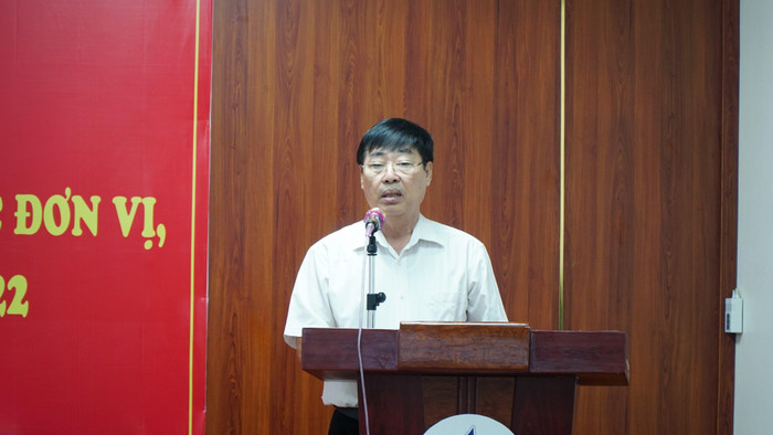 Tiến sĩ Đào Hải – Phó Hiệu trưởng Nhà trường công bố quyết định bổ nhiệm. (Ảnh: NTCC) Tiến sĩ Đào Hải – Phó Hiệu trưởng Nhà trường công bố quyết định bổ nhiệm. (Ảnh: NTCC)