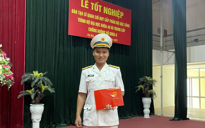 Bên cạnh sự nỗ lực trong học tập, Trương Công Hòa còn năng nổ tham gia vào nhiều hoạt động ngoại khóa. (Ảnh: NVCC)