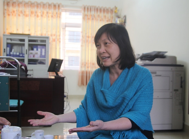 Phó khoa Giáo dục mầm non, trường CĐ Sư phạm Trung ương trao đổi với phóng viên. Phó khoa Giáo dục mầm non, trường CĐ Sư phạm Trung ương trao đổi với phóng viên.