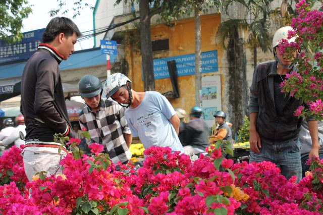 Chính vì thế, khu hàng này thu hút không ít khách