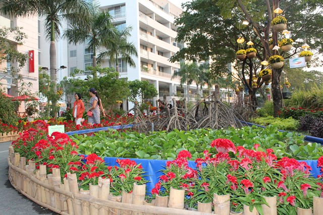 Nhiều loại hoa, cây thủy sinh, thủy cảnh khắp mọi miền khắc họa đậm nét cảnh vật sông nước