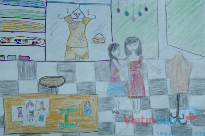 Ước mơ của em là trở thành nhà thiết kế thời trang