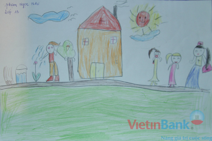 Ước mơ của em là mọi người sống vui vể