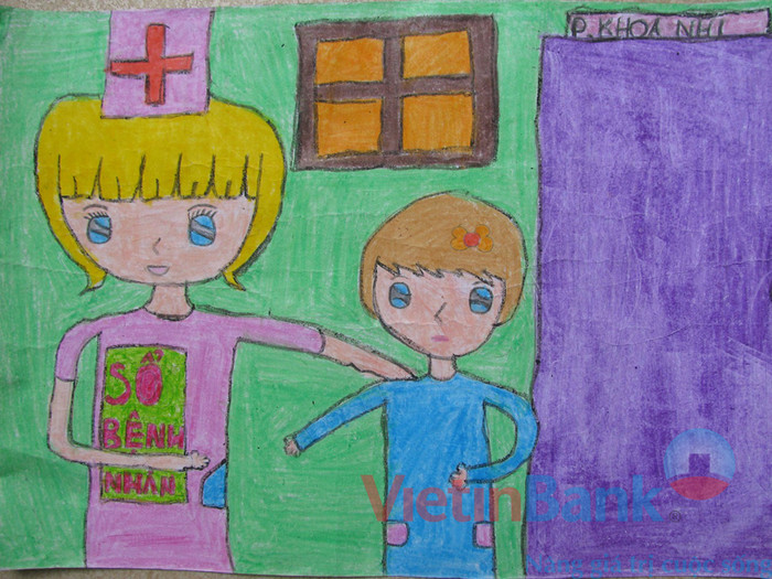 Ước mơ của em là bác sĩ, em muốn chữa bệnh cho những người bạn này, những người kém may mắn hơn em.