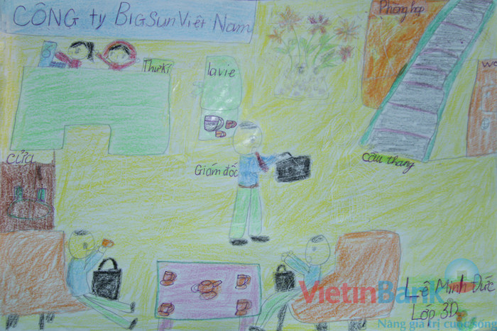 Ước mơ của em là trở thành giám đốc để nuôi gia đình và giúp đỡ người nghèo