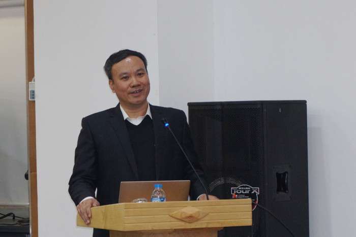 Ông Hoàng Anh - Giám đốc Trung tâm Đảm bảo chất lượng Trường Đại học Công nghiệp Hà Nội. (Ảnh: Linh Trang) Ông Hoàng Anh - Giám đốc Trung tâm Đảm bảo chất lượng Trường Đại học Công nghiệp Hà Nội. (Ảnh: Linh Trang)