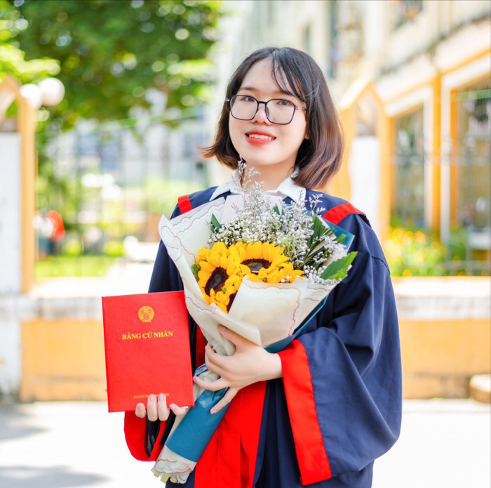 Lê Thảo Nguyên, thủ khoa đầu ra ngành Đông Nam Á học năm 2022, Trường Đại học Khoa học Xã hội và Nhân văn, Đại học Quốc gia Hà Nội. Ảnh: NVCC Lê Thảo Nguyên, thủ khoa ngành Đông Nam Á học 2022, Trường Đại học Khoa học Xã hội và Nhân văn, Đại học Quốc gia Hà Nội. Ảnh NVCC.jpg