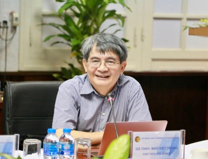 Giáo sư Ngô Việt Trung - Nguyên Viện trưởng Viện Toán học Việt Nam. (Ảnh: NVCC)