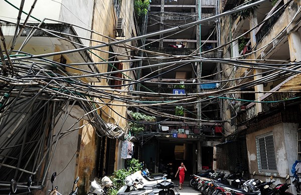 Hệ thống ống nước sinh hoạt chung cư tại Hà Nội (ảnh Internet) Hệ thống ống nước sinh hoạt chung cư tại Hà Nội (ảnh Internet)