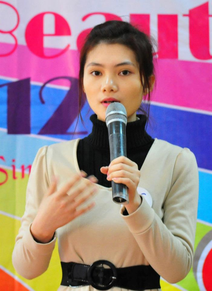 Phần hùng biện tự tin về chủ đề Nhà báo và những sai phạm khiến báo chí mất dần giá trị của thí sinh Lương Hoàng Như