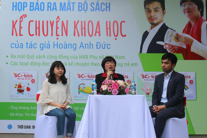 Buổi giao lưu, ra mắt sách “Kể chuyện khoa học” của tác giả Hoàng Anh Đức.