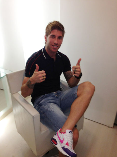 Ramos mạnh mẽ, nam tính với kiểu tóc mới