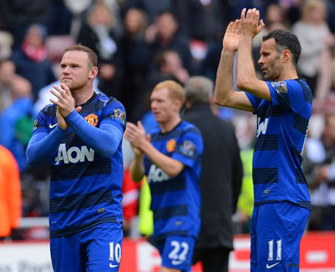 Các cầu thủ Man Utd đón nhận thất bại bình thản, nhưng có lẽ họ đang nuốt nước mắt vào trong lòng