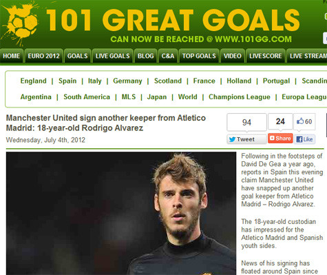 Còn đây là nạn nhân 101Greatgoals