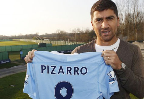 Tân binh Pizzaro của Man City Tân binh Pizzaro của Man City