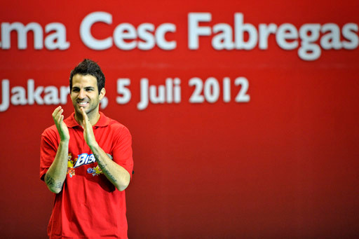Fabregas vừa xuất hiện tại Jakarta... Fabregas vừa xuất hiện tại Jakarta...