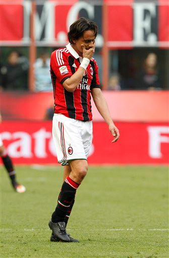 Nước mắt bắt đầu rơi từ pha ấn định tỷ số 2-1 của Inzaghi Nước mắt bắt đầu rơi từ pha ấn định tỷ số 2-1 của Inzaghi