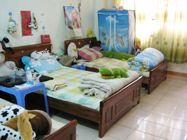 Phòng chất lượng cao của sinh viên nữ ĐH Công nghiệp Hà Nội