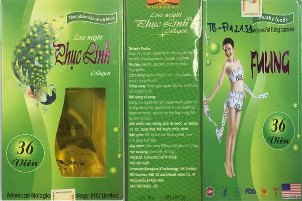 Cảnh báo phát hiện chất cấm Sibutramine trong sản phẩm Phục linh Collagen ảnh 1 Cảnh báo phát hiện chất cấm Sibutramine trong sản phẩm Phục linh Collagen ảnh 1