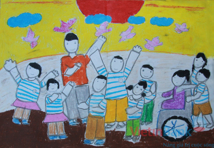 Em ước mơ cuộc sống hòa bình tươi đẹp