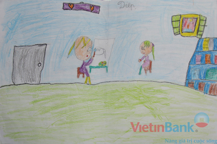 Ước mơ của em là sau này được làm họa sĩ