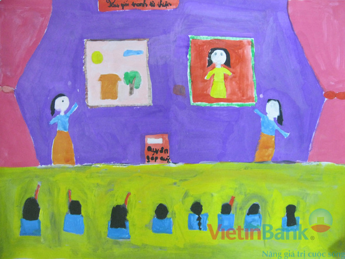 Chiến tranh đã kết thúc, đất nước đã hoà bình, nhưng vẫn còn nhiều trẻ em sinh ra mắc bệnh hiểm nghèo và khuyết tật. trong nhiều năm qua đã có nhiều bác sĩ giỏi đến khám và chữa bệnh miễn phí cho các bênh nhi bị nhiêm độc, Các nhà hảo tâm đóng góp nhiều tiền vào quỹ từ thiện. Các bạn mắc bệnh rất vui vì mình có cơ hội điều trị. Bạn nào cũng muốn mình khoẻ mạnh và được vui đùa như các bạn cùng trang lứa… đến năm 2012 đã có 1500 bạn được phẫu thuật tim. Em mơ ước khi lớn lên, em sẽ trở thành một hoạ sĩ giỏi vẽ ra nhiều tác phẩm đẹp để bán. Em sẽ lấy tiền ủng hộ vào các quỹ để giúp các bạn có tiền chữa bệnh. Chiến tranh đã kết thúc, đất nước đã hoà bình, nhưng vẫn còn nhiều trẻ em sinh ra mắc bệnh hiểm nghèo và khuyết tật. trong nhiều năm qua đã có nhiều bác sĩ giỏi đến khám và chữa bệnh miễn phí cho các bênh nhi bị nhiêm độc, Các nhà hảo tâm đóng góp nhiều tiền vào quỹ từ thiện. Các bạn mắc bệnh rất vui vì mình có cơ hội điều trị. Bạn nào cũng muốn mình khoẻ mạnh và được vui đùa như các bạn cùng trang lứa… đến năm 2012 đã có 1500 bạn được phẫu thuật tim. Em mơ ước khi lớn lên, em sẽ trở thành một hoạ sĩ giỏi vẽ ra nhiều tác phẩm đẹp để bán. Em sẽ lấy tiền ủng hộ vào các quỹ để giúp các bạn có tiền chữa bệnh.