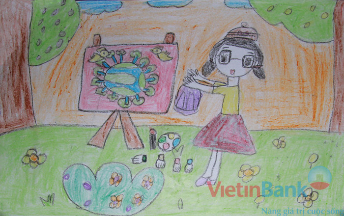 Ước mơ của em là họa sĩ