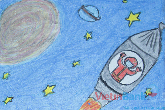 Ước mơ của em là trở thành nhà du hành vũ trụ