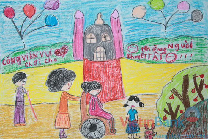 Em ước mơ có một công viên vui chơi cho người khuyết tật