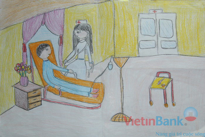 Ước mơ của em là trở thành bác sĩ