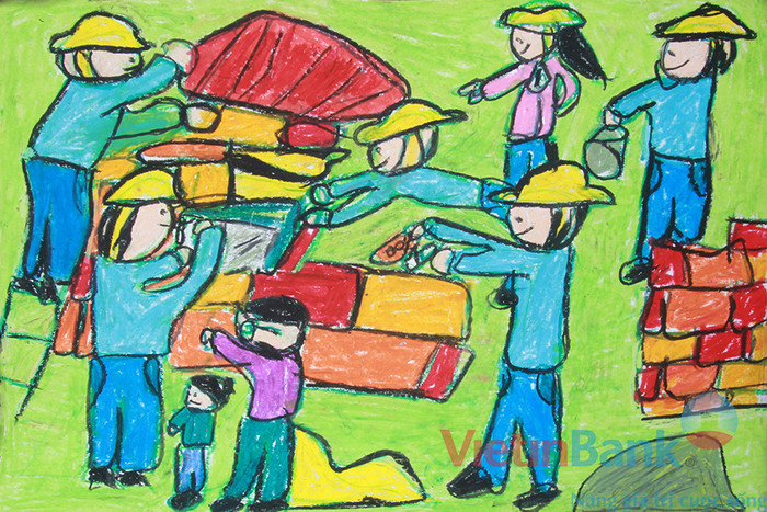 Em ước mơ trở thành nhà xây dựng